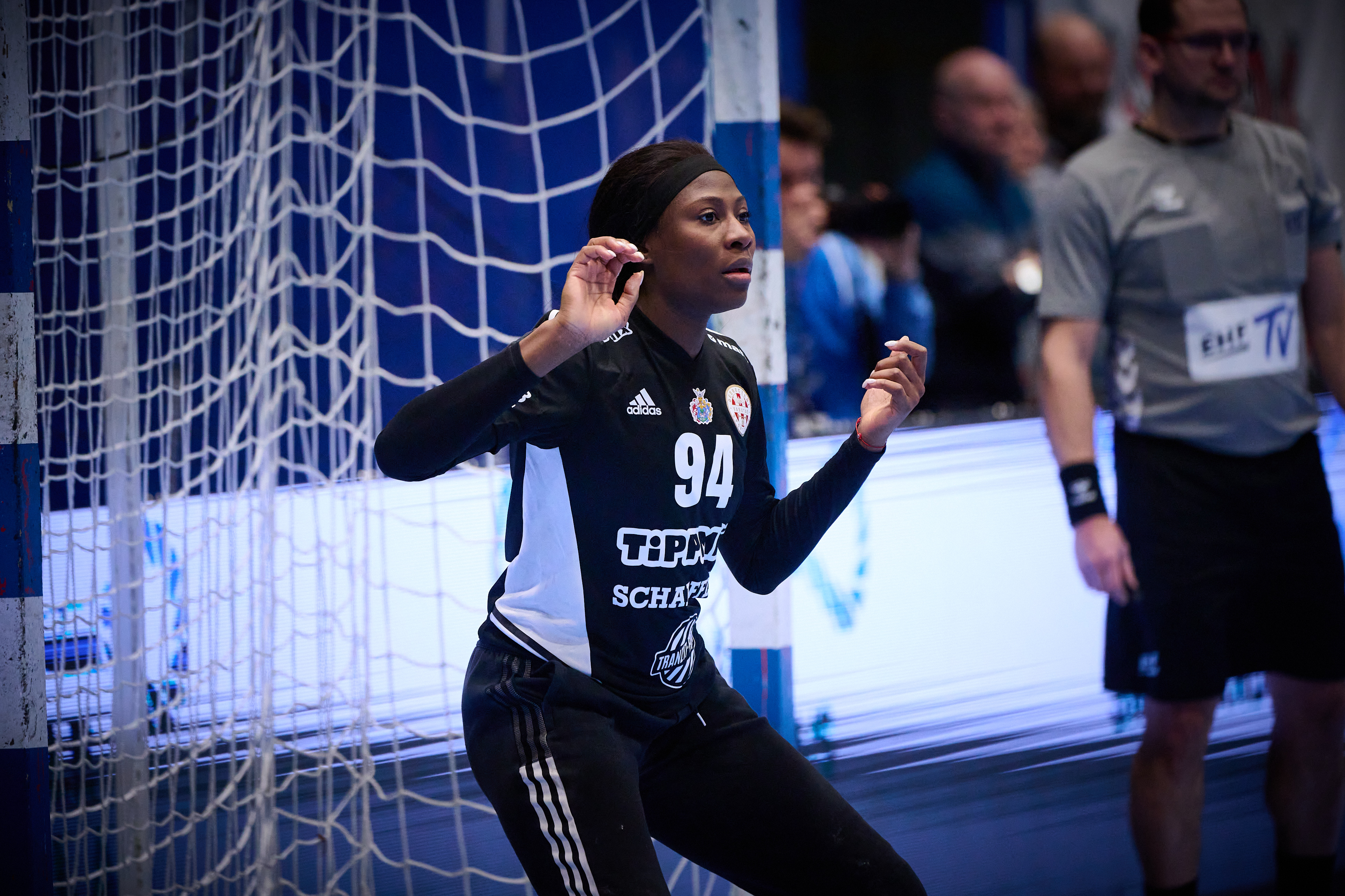 Catherine Gabriel feels Champions League enthusiasm in Debrecen