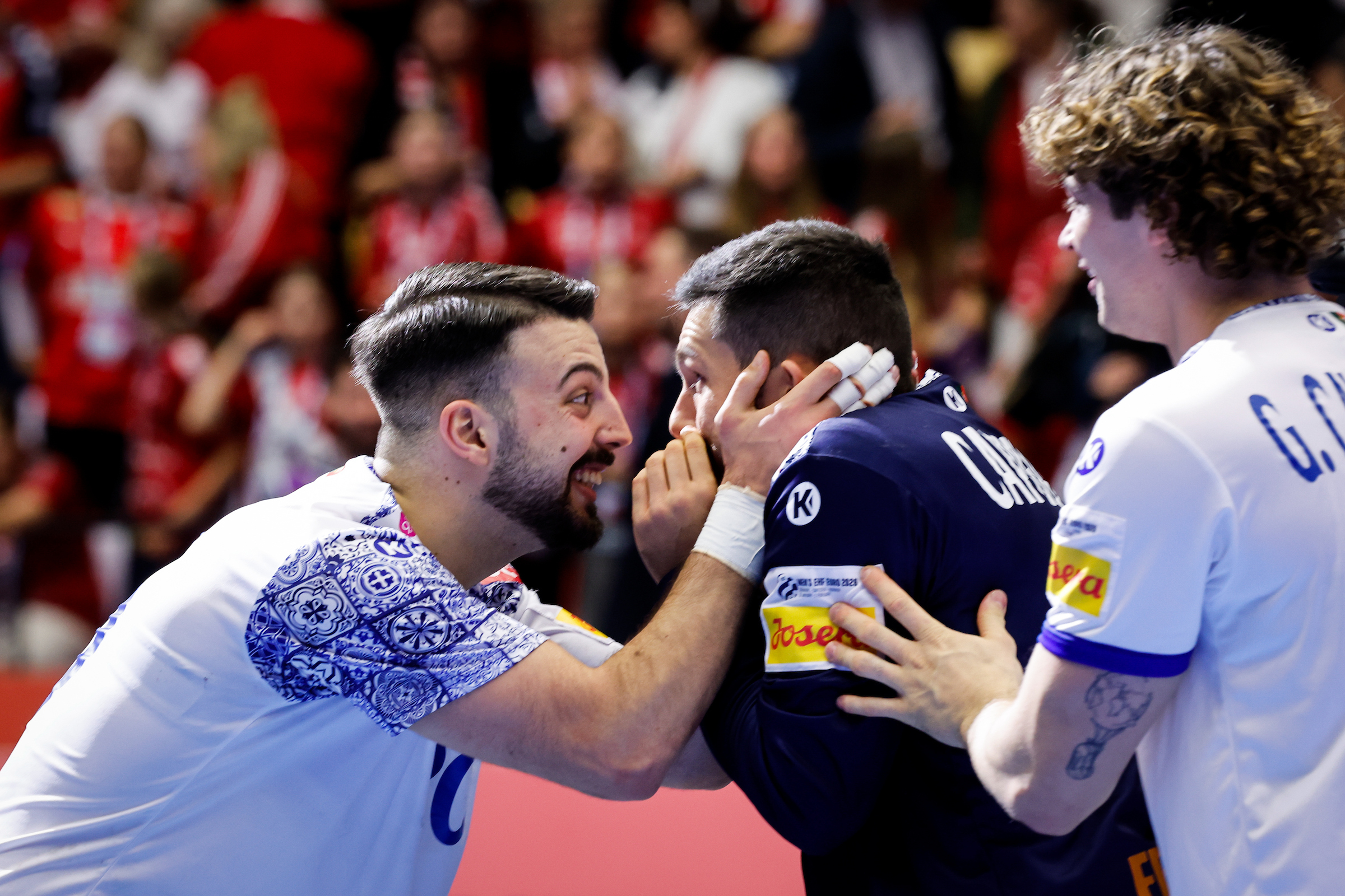 Portugal shock Denmark to take top spot in group B