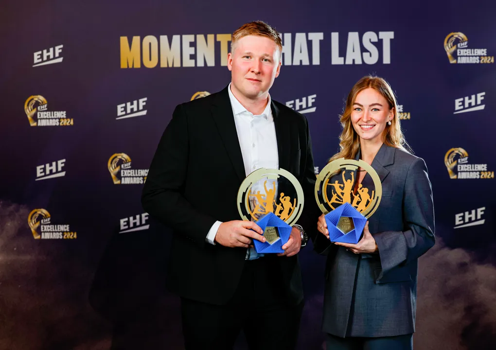 Stine Oftedal Dahmke and Emil Nielsen revealed as MVPs at Excellence Awards