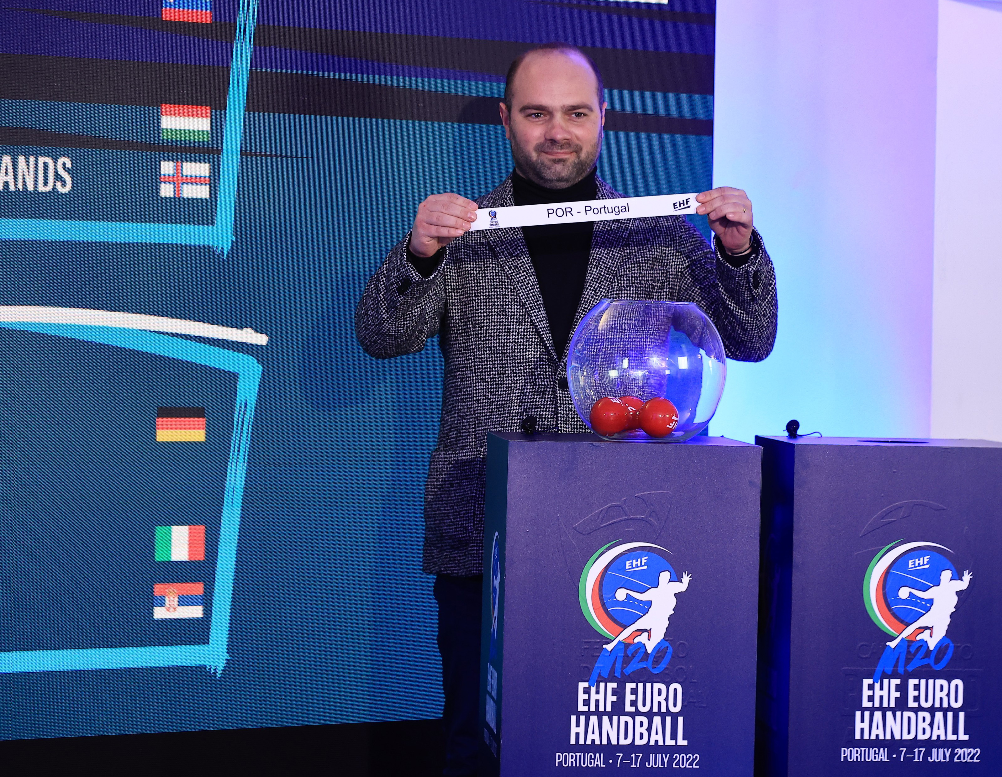 Draw for M20 EHF EURO 2022 held in Gondomar