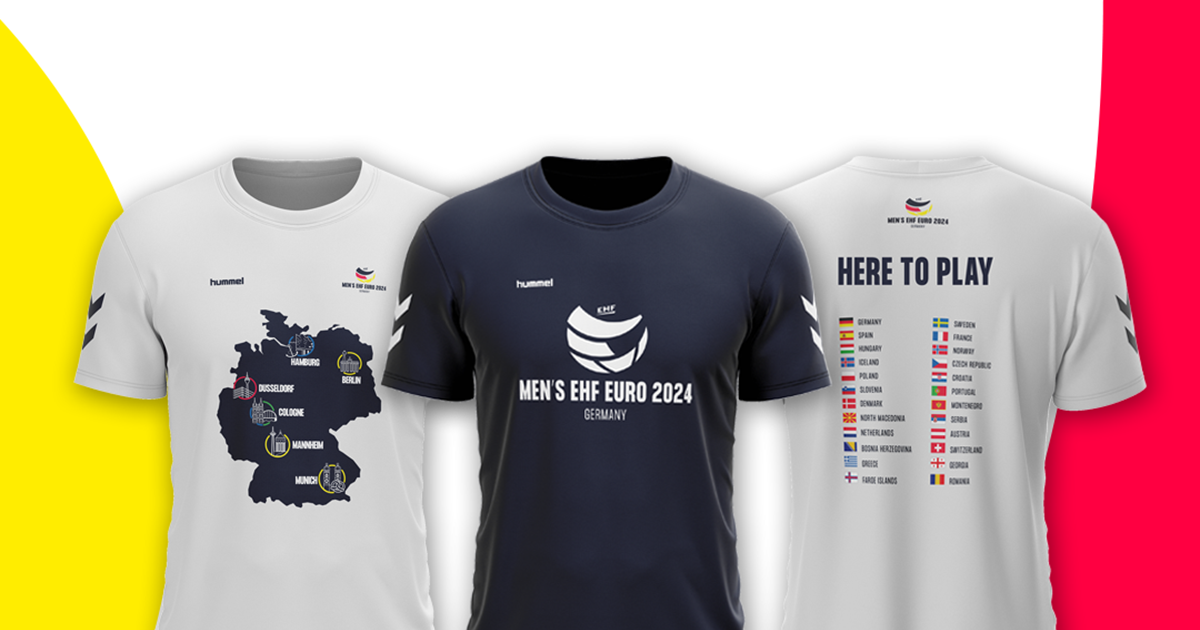 Official Men’s EHF EURO 2024 merchandise now available